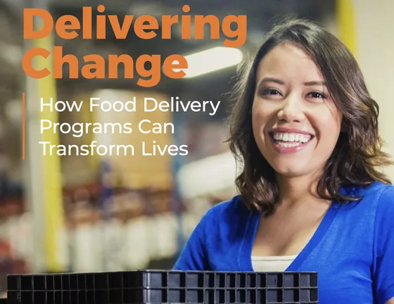 Cover of the Delivering Change report
